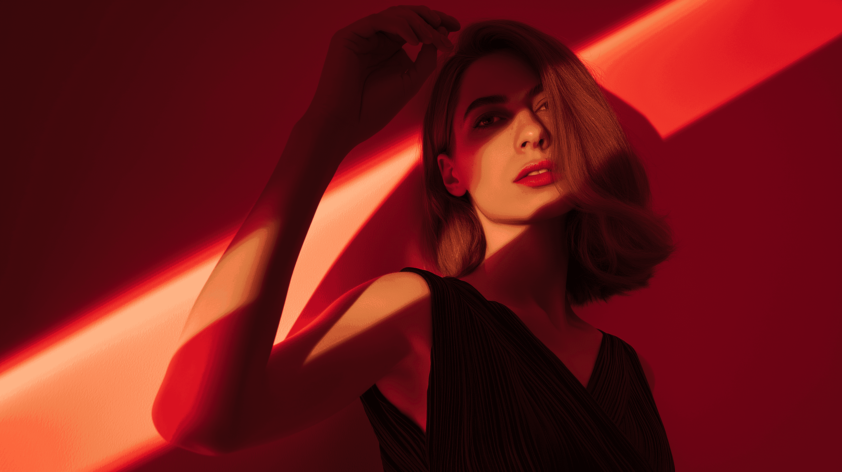 Bold portrait lighting